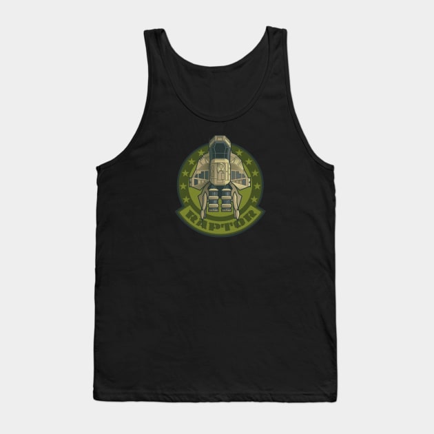 Battlestar Galactica Raptor Squadron Tank Top by marat